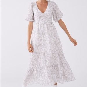 Barely worn urban outfitters floor length floral dress